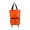 Orange, variant on BIZHUA Foldable Storage Bag in Orangeshopping Bag with Wheels Portable Grocery Cart Foldable Tote Trolley Bags Large Capacity Shopping Cart for Laundry Grocery Shopping Baggage Picnic