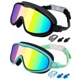 thumbnail image 1 of Gafas de natación Rantizon para niños con visión amplia, de 3 a 15 años, paquete de 2, 1 of 7