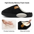 thumbnail image 4 of Ecetana Fuzzy Slippers for Women Comfy Lightweight Indoor House Shoes Soft Memory Foam Slippers, 4 of 8