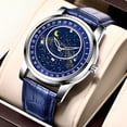 thumbnail image 2 of Jinsinto Automatic Watches Luxury Rotating Starry Sky Dial Waterproof Luminous, 2 of 4