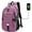 Purple, variant on New shoulder bag unisex backpack New multi-function rechargeable outdoor travel bag big computer bag,Purple