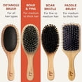 thumbnail image 5 of Beauty by Earth Boar Bristle Hair Brush, 5 of 9