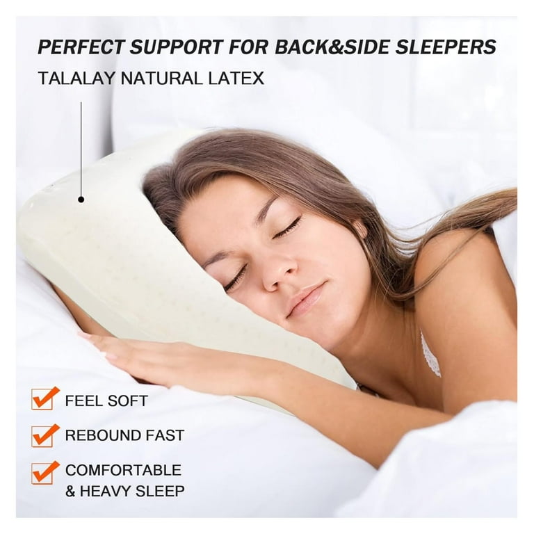 Talatex Almohada Latex Talalay Respaldo Para Cama Talatex Talalay