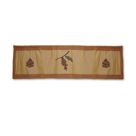 Patch Magic Pinecone 54'' Curtain Valance