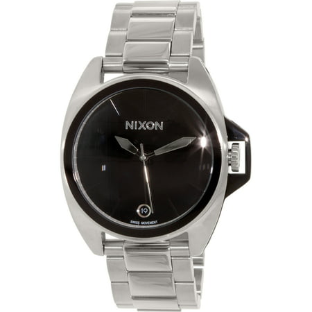 Nixon Men's Anthem A396000 Silver Stainless-Steel Swiss Quartz Dress Watch