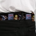 thumbnail image 4 of Beetlejuice Belt, Seatbelt Buckle Belt, Beetlejuice Graveyard Gargoyle Pose Black, 34 to 52 Inches, 4 of 9