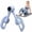 BULE, variant on Thigh Trainer, Adjustable Inner Thigh Exercise Equipment, 16 LBS Resistance Pelvic Floor Trainer, Portable Workout Machine for Arms, Legs, Hips