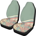 thumbnail image 5 of Pzuqiu Retro Daisies Car Seat Covers Full Set, Suitable for Car Seats Automotive Seats SUV Seats, Front and Rear Seat Cover Set for Trucks Cars, 5 of 10