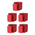 thumbnail image 3 of mmirethe Étui en Cuir Élégant 100 Cartes pour Cartes de Visite Professionnelles Rouge 5Ensemble, 3 of 6