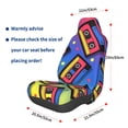 thumbnail image 3 of Wukai Vintage Audio Cassettes Car Seat Covers Full Set Soft Padding Universal, 3 of 5
