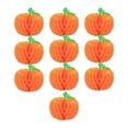 thumbnail image 1 of Naiovety 10 unids/set añade ambiente divertido y festivo con adorno de linterna de calabaza para Halloween Kits de decoración para fiestas Verde, 1 of 6