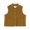Brown, variant on LYMAYTER Baby Kids Girls down Puffe Vest Winter Solid Color Zipper Waistcoat Toddler with Pocket Sleeveless Jacket for 1-9 Years