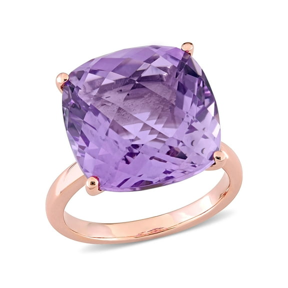 Everly Women's Amethyst 14k Rose Gold Ring