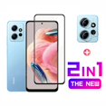 thumbnail image 2 of 2 En 1 Redmi Note 12 4G Mica Protector de Pantalla Vidrio Cristal Templado Para Pro 5G 11 10 9 8 Plus Max + 10S 11S 5G, 2 of 4