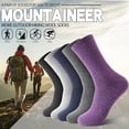thumbnail image 4 of 4 Pairs Womens Fuzzy Socks Size 6-10 Fleece Fluffy Cabin Plush Warm Sleep Soft Cozy Winter Adult Socks, 4 of 6