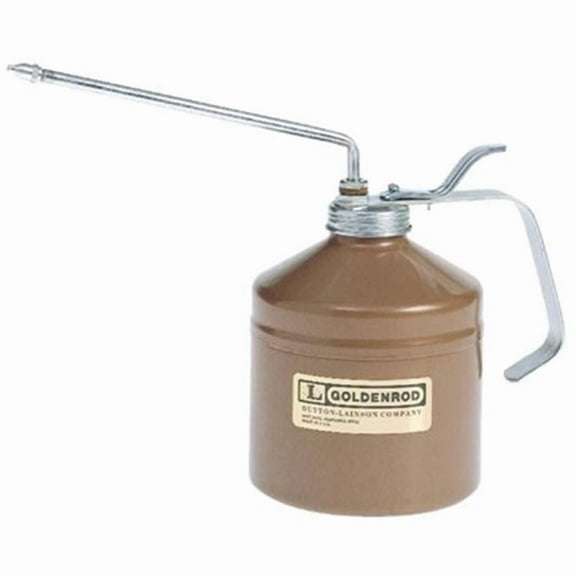 Industrial Pump Oilers, 16 oz, Lever Action, Angle 8 in Spout