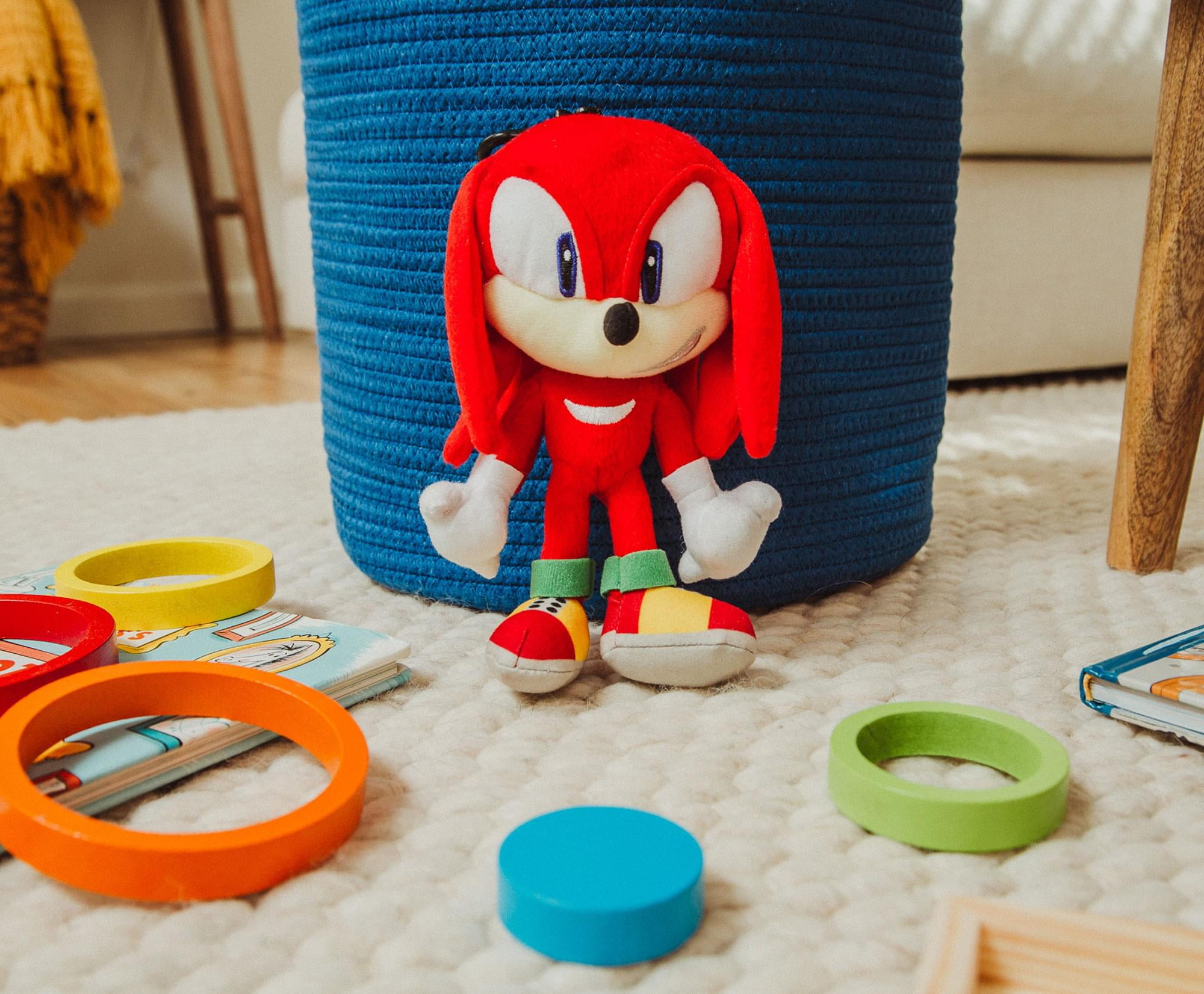 Knuckles the Echidna - Personagem do Sonic em Pelúcia - 28 Centímetros