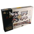 thumbnail image 6 of Classic Christmas Train Set for Under The Tree with Smoke, Lights and Sounds Battery Operated Electric Train Around Christmas Tree with Large Tracks for Boys Girls Christmas Decoration, 6 of 9
