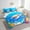 Blue Golden, variant on Erosebridal Cartoon Sea Turtle Bedding Sets Twin Size,Ocean Animal Comforter Sets with Sheets,Ultra Soft Bed in a Bag Twin size,Marine Room Decorative,7pcs