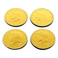 thumbnail image 5 of Belgian Milk Chocolate Gold Coins Bulk (100 Count) – Large 1.5 Inch Gold Foil Wrapped Chocolate Coins for Christmas, Hanukkah Gelt, St Patrick’s Day, Easter & Party Candy, 5 of 5