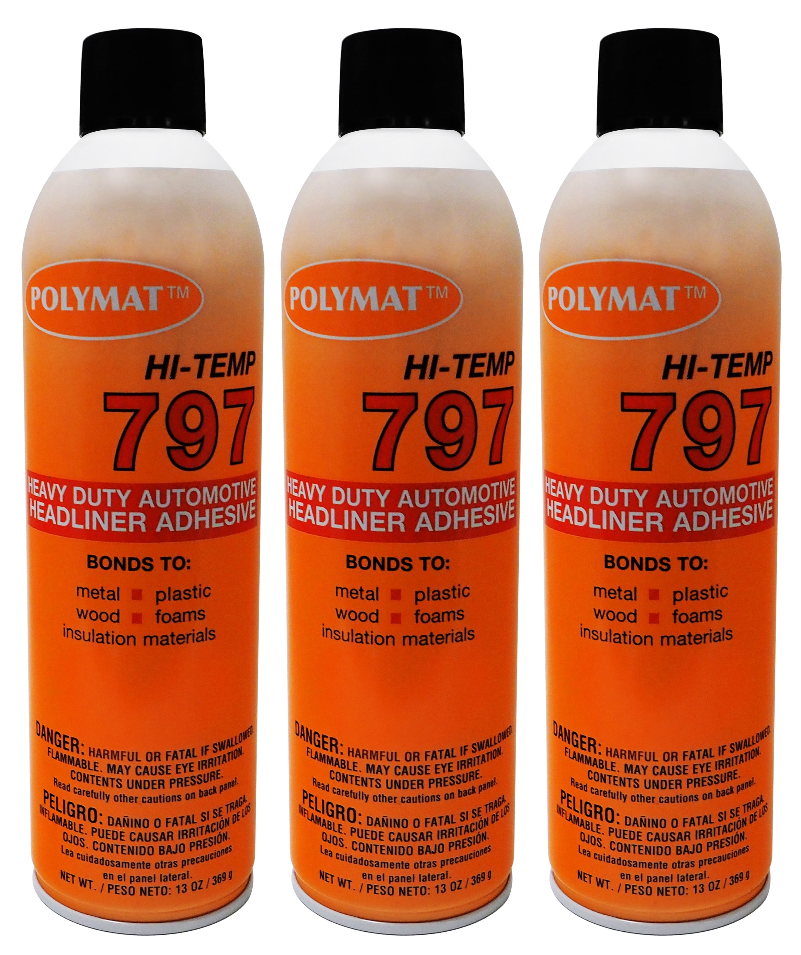  QTY12 Polymat 797 Hi-Temp RV/Camper Spray Adhesive Glue Heat  and Water Resistant : Automotive
