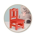 thumbnail image 3 of Dining Chair Miniature Wood for Dollhouses, Displays, Crafting, DIY - 3.5 Inches Tall, 3 of 3