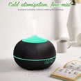 thumbnail image 5 of Humidificador difusor de aceite para el hogar: difusor de aromaterapia de 400 ml para dormitorio - Vaporizador eléctrico con luz LED (negro), 5 of 5