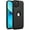 Black, variant on AIOVETEAB Compatible with iPhone 13 Mini Case Premium Leather TPU Hybrid Case Cover,Brown