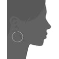 thumbnail image 4 of KoolJewelry 14k White Gold Hoop Earrings (2x20, 25, 30, 35, 45, 50, 70, 90 mm), 4 of 6