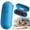 A4_Blue 7.68", variant on Veeogra Swim Goggle Protective Case,Blue 7.68" Portable Carrying Bag,Shockproof Goggle Storage Case,Built In Drain Hole,Zipper Closure,Swimming Goggle Storage Carry,Sports Sunglasses Protection