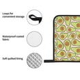 thumbnail image 4 of Sikiie Cute Avocado Oven Mitts and Pot Holders, Silicone Oven Gloves, Heat Resistant Oven Mitts 4Pcs Set, 4 of 6