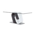 thumbnail image 2 of Global Furniture Glass Dining Table With White And Grey Base, 2 of 5