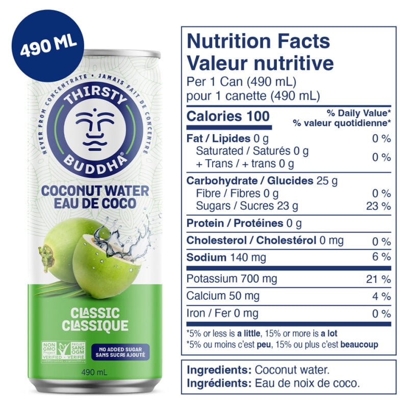 Thirsty Buddha Eau de coco naturelle