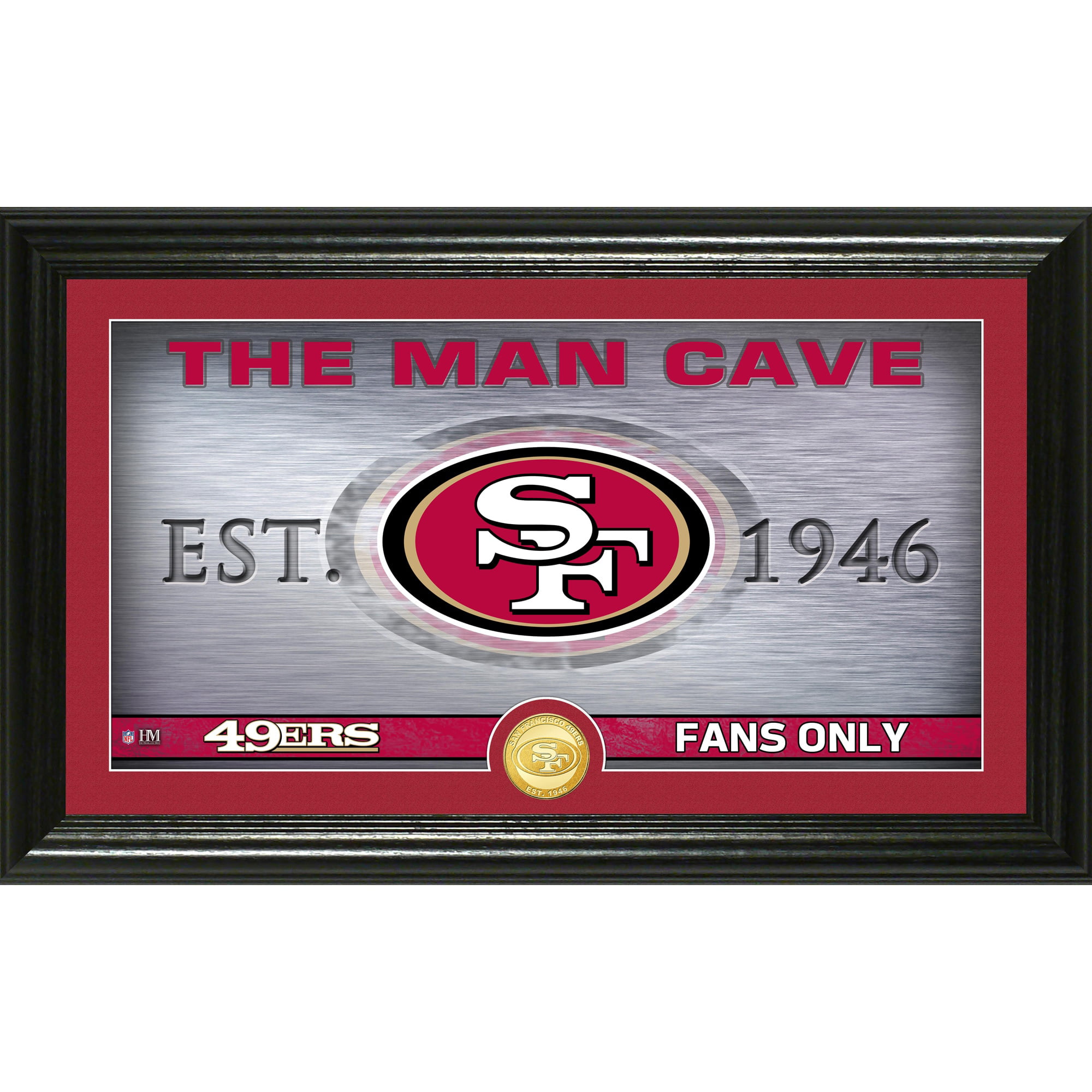 San Francisco 49ers Fan Cave Wood Sign
