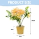 thumbnail image 2 of Simulación de flores artificiales, crisantemo Dali, bonsái de cerámica, decoración creativa, planta artificial en maceta, flor de seda, planta verde, 2 of 5