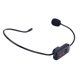 thumbnail image 1 of Auriculares con micrófono inalámbrico FM portátil negro, radio megáfono para guías turísticos, enseñanza, reuniones, conferencias, suministros, 1 of 5
