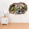 thumbnail image 5 of Uanit Three Dimensional Wall Breaking Dinosaur Decorative Stickers Decal Diy Decor Kids 3D Mural Removable Home Nursery Art Decor Wall Decals Peel and Stick Wall Stickers Decor, 5 of 6