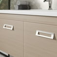 thumbnail image 4 of Eviva Orleans 38"W x 20"D Light Oak Wall Mount Bathroom Vanity with White Porcelain Countertop and Integrated Sink, 4 of 10