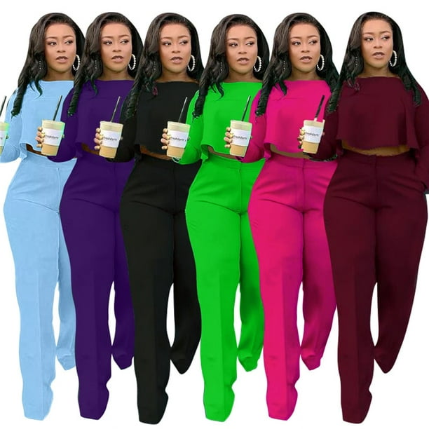 Women Two Piece Suit, Matching Set Outfit, Tracksuit Set Women