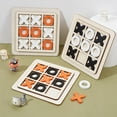thumbnail image 4 of Juego de 3 tableros de tres en raya de madera en 3 colores. Juego de mesa clásico para toda la familia, ideal para decoración del hogar en interiores. Medidas: 15 x 15 cm., 4 of 5