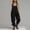 *Black, variant on ClodeEU Women's Adjustable Straps Sleeveless Cargo Jumpsuit with Pockets ,Casual Baggy Athletic Romper Army Green,Women's Plus L