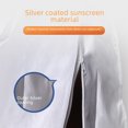 thumbnail image 4 of Waterproof & Dustproof Transparent Matte Guitar Cover with Sun Protection - Durable Home Use Shield for Acoustic, Electric & Classical Guitars (Semi-Transparent Zipper Design), 4 of 5