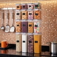 thumbnail image 6 of Behome Airtight Food Storage Containers with Lids, 16 pcs Leak-proof Cereal Containers Storage Set, BPA Free Kitchen and Pantry Organization Storage for Dry Food, Flour, Includes 16 Labels & Marker, 6 of 8