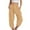 B106 Beige womens capris for summer clearance under $5, variant on Women Capris Under $5! Cagogo Summer Capri Pants for Women Plus Size Stretch Beach Capri Trousers Elastic Waist Loose Fit Casual Comfy Yoga Cropped Pants