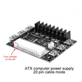 thumbnail image 4 of 24 Pin/20Pin ATX Power Supply Breakout Board Module Adapter Power Connector Support 12V -12V 5V 5VSB 3.3V Without Case, 4 of 10