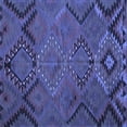 thumbnail image 1 of Ahgly Company Machine Washable Indoor Square Southwestern Blue Country Area Rugs, 7' Square, 1 of 4