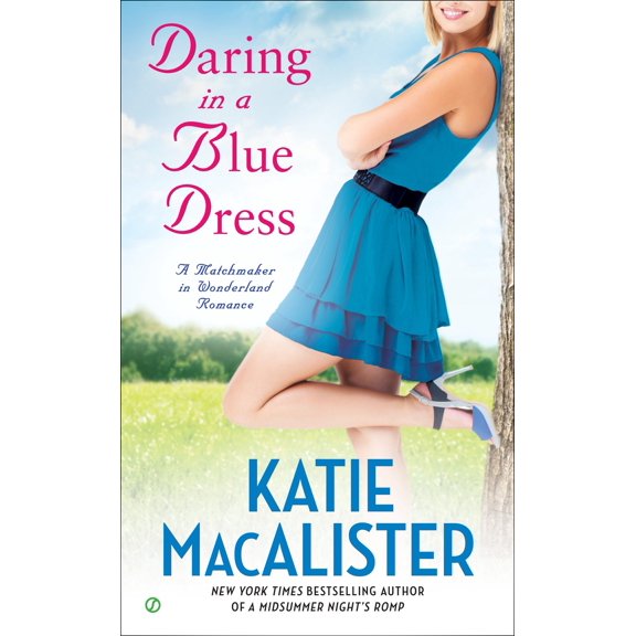 Daring In a Blue Dress