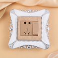 thumbnail image 4 of Jiibva 4 Pcs Resin Light Switch Sticker, Surround Socket Fingerboard Cover Switch Sticker Wall Paper Sticker Home Decoration, 4 of 7