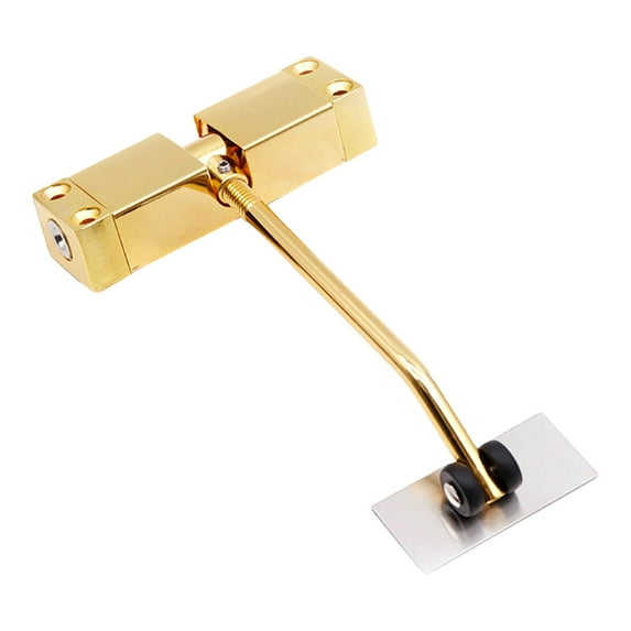 Automatic Door Closer | Small Self-Closing Adjustable Quiet Door Closers | Easy to Install Door Slam Preventer for Commercial, Metal, Wood, Fireproof Doors