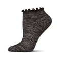 thumbnail image 2 of MeMoi Women's Lurex Bamboo Shortie Socks - Womens - Female, 9-11, Black, 2 of 8